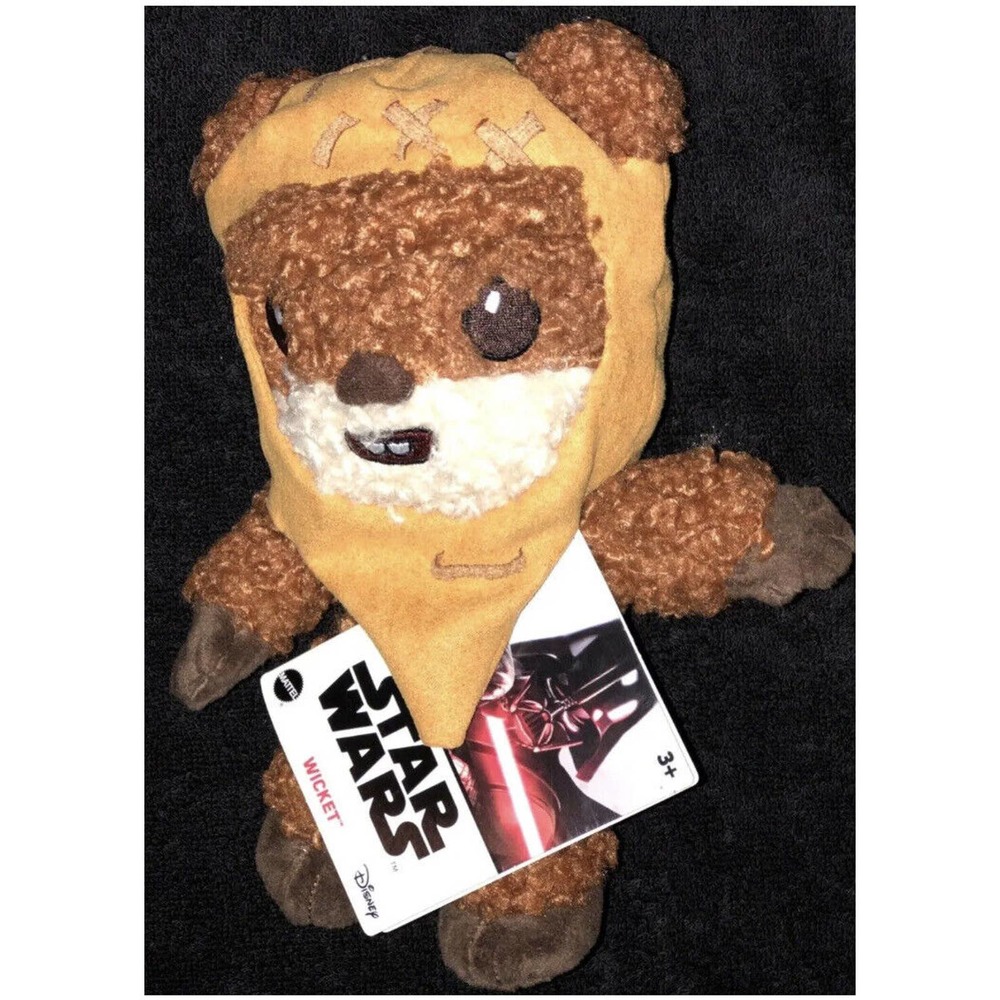 MATTEL DISNEY STAR WARS WICKET 8" INCH PLUSH NEW WITH TAGS